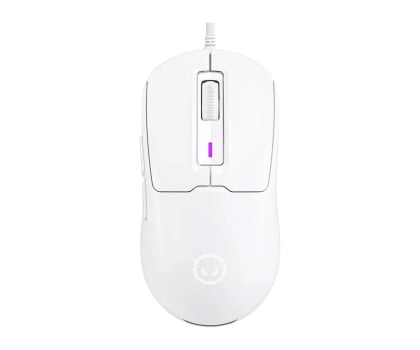 Myszka przewodowa Lorgar MSA10 USB LED RGB Biała